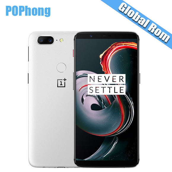 Oneplus 5T 8GB RAM 128GB ROM Android 7.1 Mobile Phone Snapdragon 835 Octa Core NFC Full Optic AMOLED Dash Charger S