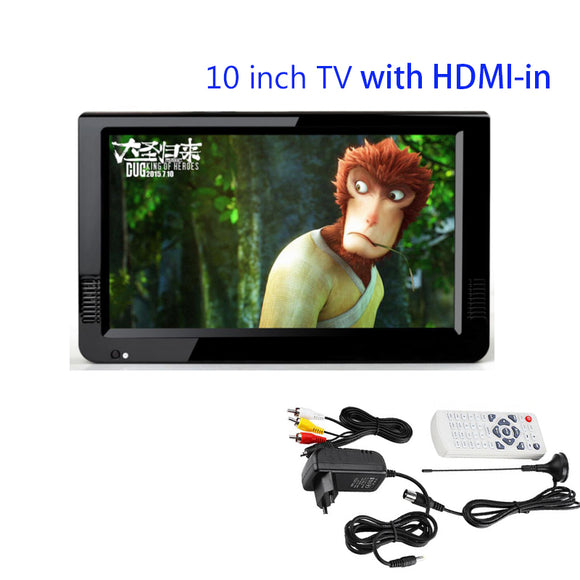 HDMI VGA 10 inch NEW Televisions Portable TV 10