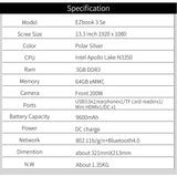 Jumper EZbook 3se 13.3" 1080P FHD IPS laptop Intel Apollo Lake N3350 notebook 3GB DDR3 64GB eMMC ultrabook Windows 10 computer