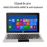 Jumper EZpad 6s pro / EZpad 6 pro 2 in 1 tablet 11.6'' apollo lake N3450 6GB DDR3 64GB SSD + 64GB eMMC tablets win 10 IPS 1080P