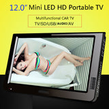 LEADSTAR HD Portable TV 12 Inch Digital And Analog Led Televisions Support TF Card USB Audio Car Television DVB-T DVB-T2