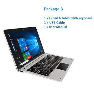Jumper EZpad 6 tablet PC 11.6'' Windows 10 IPS 1920 x 1080 Intel Cherry Trail Z8350 4GB 64GB HDMI BT WiFi windows tablet laptop