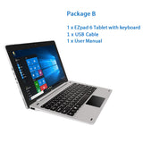 Jumper EZpad 6 tablet PC 11.6'' Windows 10 IPS 1920 x 1080 Intel Cherry Trail Z8350 4GB 64GB HDMI BT WiFi windows tablet laptop