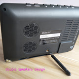 2017 New Televisions 7 Inch HD TV TFT LCD Color DVB-T2 Portable TV With Wide View Angle, Support SD/MMC Card, USB Flash Disk