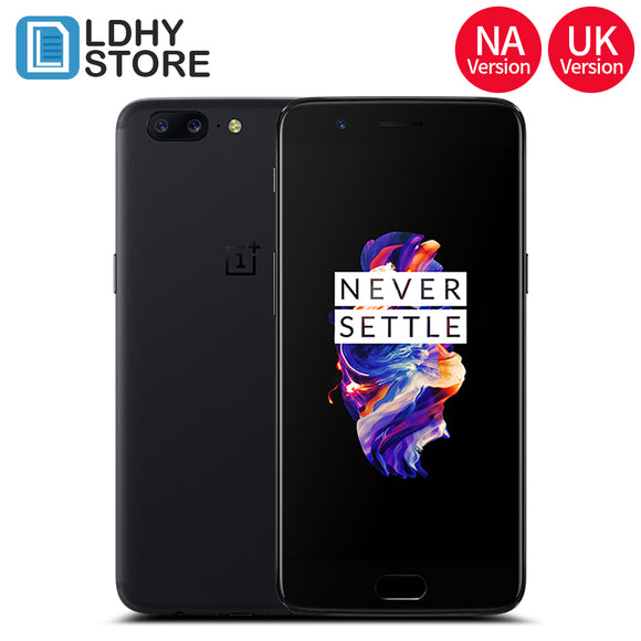 New Original Oneplus 5 Gray 6GB RAM 64GB ROM Snapdragon 835 Octa Core Dual Camera 4G LTE Mobile Phone 5.5
